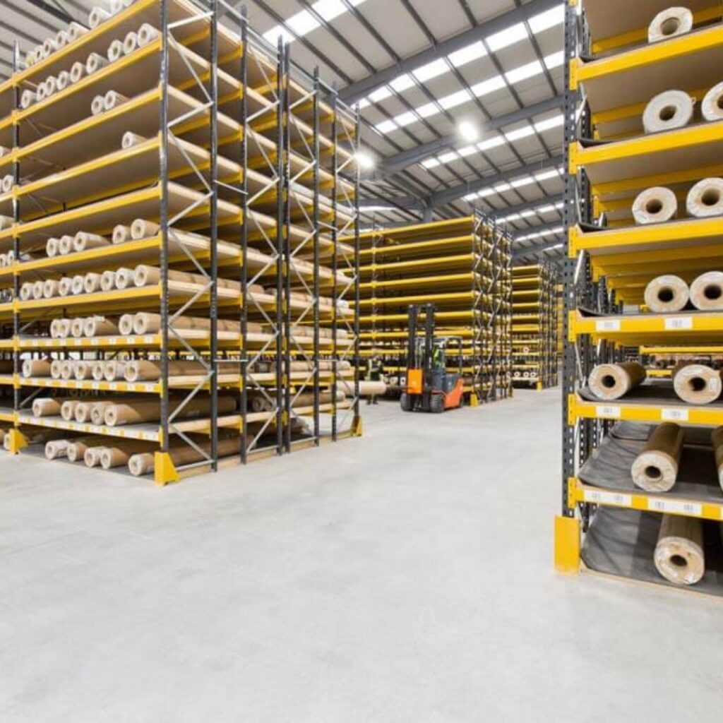Is Pallet Rack Strong Enough For Rolls of Carpet? | MH USA