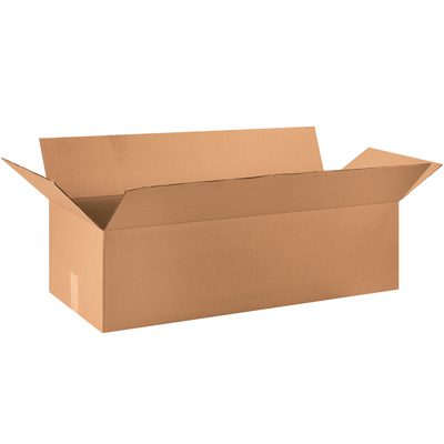 361410.jpg The MH-USA 36 x 14 x 10 corrugated boxes (15 per bundle) are displayed open and empty with flaps extended against a white background, highlighting their sturdy design—ideal for all your packaging needs.