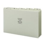 Smead Pressboard Guides (52376) feature plain 1/5-cut tabs labeled A-Z for legal-size documents, offering staggered tabs for easy navigation and alphabetical organization. Pair them with other Smead products for ultimate efficiency.