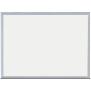 The MH-USA 3 x 2 Magnetic Porcelain Dry Erase Board, with its sleek silver frame, offers a pristine white canvas for your ideas and thoughts.