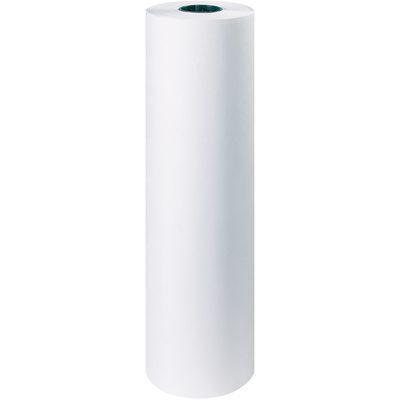 BP3040W.jpg An upright MH-USA 30 Butcher Paper Roll offers a cylindrical form with 1000 feet of plain white paper for versatile uses.