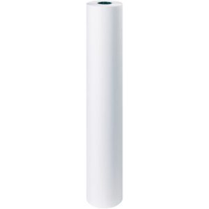 A tall cylindrical roll of MH-USA 48 - Butcher Paper Rolls (1000/Roll) stands upright against a plain background, showing its slightly darker inner core at the top.