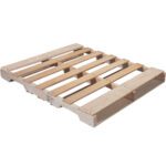 The MH-USA 48 x 40 Lbs1 Recycled Heat Treated Pallet offers a robust 2500 lbs capacity and simple design with evenly spaced planks, perfect for transporting and storing goods. Available in stacks of 10 for convenience.