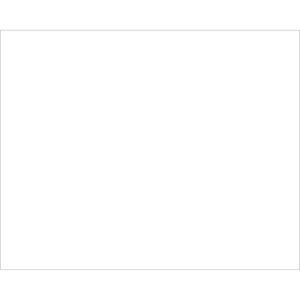 This plain white rectangle mirrors the simplicity of MH-USA 8 x 10 - White Block Out Labels (250/Roll), with its smooth and unmarked surface devoid of distinct features.