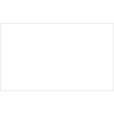 DL1592WH.jpg A plain white rectangle similar to MH-USA 3 x 5 - White Removable Rectangle Labels (500/Roll) that lacks any distinct features or content.