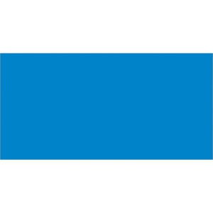 A solid blue rectangle akin to the MH-USA 3 x 6 Light Blue Inventory Rectangle Labels (250/Roll) brings a sense of organized precision.