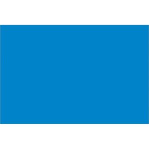 The item is a solid blue rectangle, similar to the MH-USA 4 x 6 Light Blue Inventory Labels with 500 per roll.