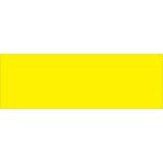 The MH-USA 3 x 9 Fluorescent Yellow Inventory Rectangle Labels (250/Roll) pop vividly against a clean white surface, effortlessly capturing attention.