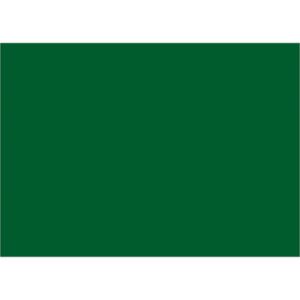 The solid dark green rectangle on a pristine white background evokes the elegance and utility of MH-USA 5 x 7 Green Inventory Rectangle Labels (500/Roll).