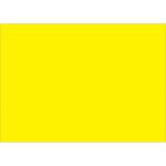 The image showcases a vibrant solid yellow rectangular background, akin to the MH-USA 5 x 7 Fluorescent Yellow Inventory Rectangle Labels (500/Roll) hue.