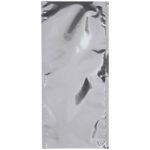 The MH-USA 10 x 24 Moisture Barrier Bags (100/Case) are displayed in a silver, reflective foil pouch on a white background. The slightly crinkled texture emphasizes the bags durability.
