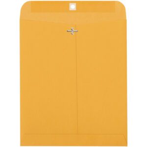 The 10 x 12 Kraft Clasp Envelopes (500/Case) come with a metal clasp closure and reinforced hole, ideal for secure document storage or mailing, ensuring you always have a reliable supply.