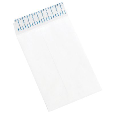 EN1069.jpg The MH-USA 6 x 9 White Self-Seal Envelopes (500/Case) feature a protective padded design and a top peel-and-seal adhesive strip for secure mailing.