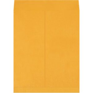 A large brown envelope from the 16 x 20 Kraft Jumbo Envelopes (100/Case) set, featuring a sealed flap, is placed against a white background.