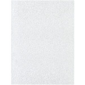 The MH-USA 3 x 4 Flush Cut Foam Pouches (500/Case) have a textured white surface with a subtle speckled pattern, creating a frosty, grainy look.