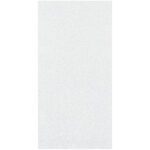 A rectangular frosted glass sheet, subtly textured, appears opaque and slightly reflective, gently diffusing light like the MH-USA 4 x 8 Flush Cut Foam Pouches (500/Case) with a uniform cloudy look.