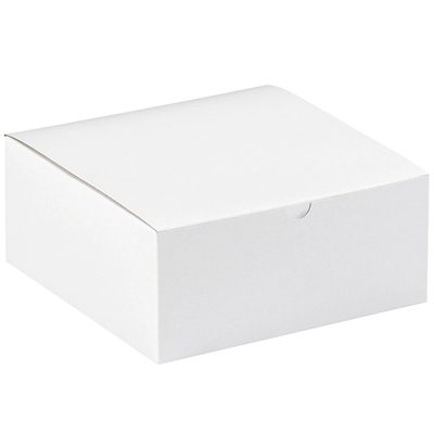 13 1/2x3 1/2x3 1/2" White Corrugated Cardboard Shipping Mailers 50 Total 812578008551
