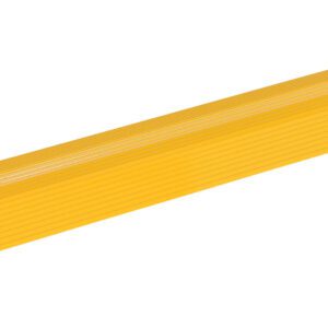 The Vestil Extruded Alum Hose/Cable Crossover 36Yel is an effective tool for managing hoses or cables, displayed against a plain white background.
