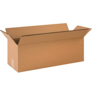 The MH-USA 40 x 12 x 12 Double Wall Boxes (10/Bundle) are sturdy with open flaps, set against a plain white background, offering an ideal solution for shipping needs.