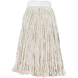 A cream-colored tassel skirt with a thick waistband mirrors the textured look of an MH-USA Cut-End Wet Mop Head. The skirts flowing tassels, akin to strands of Cotton - Lbs16 (12/Case), sway gracefully with every step, creating a beautifully layered appearance.