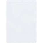 The MH-USA whiteboard is a blank, rectangular board with a smooth glossy surface and rounded edges. It includes a small top hole for hanging, making it perfect for note-taking needs like the practicality of MH-USA 9 x 12 Vinyl Envelopes (50/Case).