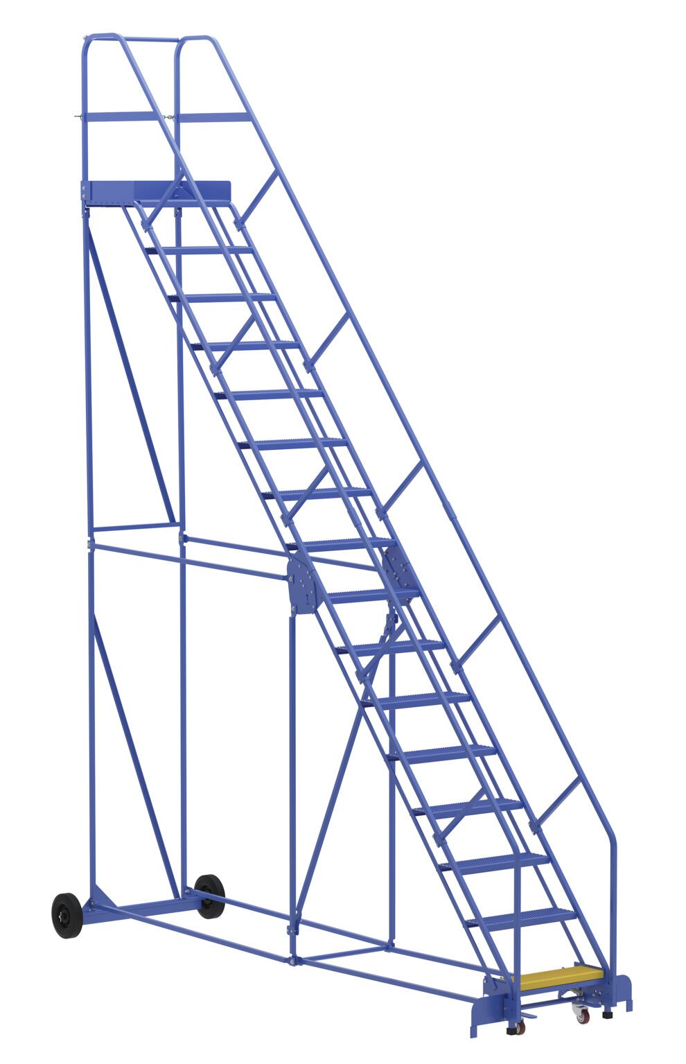 Vestil Warehouse Ladder 50 Deg Perf 16 Stp 21In | MH USA