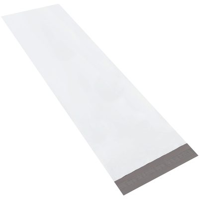LPM1848.jpg The MH-USA 18 x 48 Long Poly Mailer (25/Case) is rectangular and white, with a dark gray adhesive strip at one end.