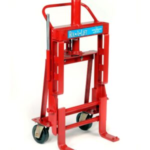 The Vestil Vend. Machine-Furn. Movers 4000 lb capacity, featuring a sturdy frame, dual handles, wheels, and branding label, is ideal for moving heavy objects efficiently and durably against a plain white background.