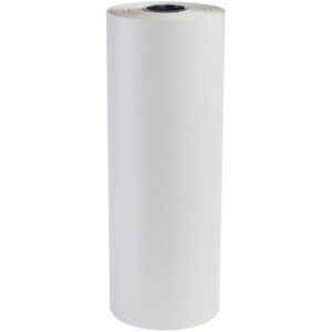 A large MH-USA 24 newsprint roll, around 1440 feet long, stands upright against a plain white background.