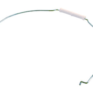 The Vestil Replacement Steel Handle For Pail includes a durable wire bale, cylindrical plastic grip, and hooks on both ends for simple bucket attachment.