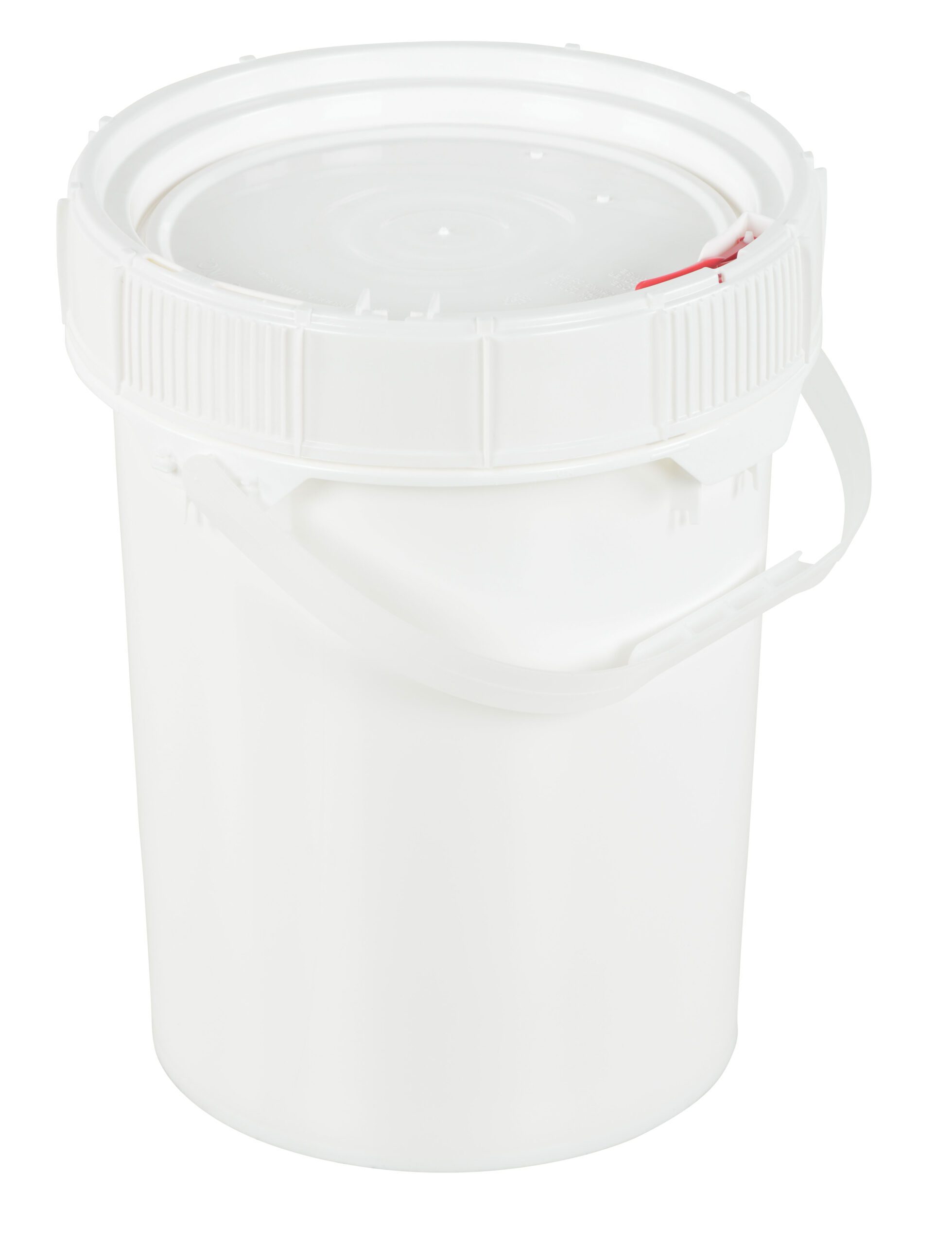 Vestil White Screw Top Pail & Lid 5 Gallon MH USA