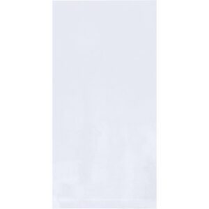 A plain white towel with a soft, smooth texture is displayed against a white background, reminiscent of the clarity of MH-USA 12 x 16 - 1.5 Mil Flat Poly Bags (1000/Case).