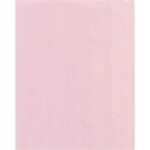 A plain, soft pink rectangular surface with a smooth texture exudes the calmness and simplicity akin to MH-USA 12 x 18 - 4 Mil Anti-Static Flat Poly Bags. The color is even, with no patterns or objects visible.