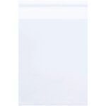 The MH-USA 2 x 3 - 1.5 Mil Resealable Polypropylene Bags (1000/Case) are clear and transparent with a resealable closure, displayed empty against a white background to highlight their reliable design.
