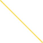 A thin diagonal yellow line on a white background, similar to the MH-USA 8 x 5/32 Yellow Paper Twist Ties (2000/Case), stretches from the top left to the bottom right corner.