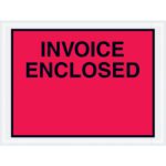 The MH-USA 4 1/2 x 6 striking red envelopes with bold Invoice Enclosed text are designed to clearly indicate their contents. Sold in a practical case of 1000, they ensure preparedness for multiple transactions.