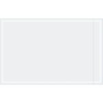 A blank, pale gray rectangular surface with a thin border is perfect for presentations or planning—ideal as a seamless backdrop for organizing using MH-USA 5 1/8 x 8 Clear Face Document Envelopes (1000/Case).