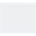 A simple, minimal design with a light gray rectangular surface and thin dark gray border mirrors the MH-USA 6 1/2 x 5 1/2 Clear Face Document Envelopes (1000/Case).