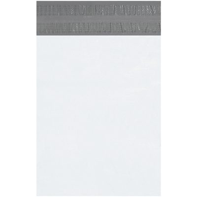 RPM1215.jpg The MH-USA 12 x 15 1/2 Returnable Poly Mailer, sold in cases of 100, features a clear design with a gray adhesive strip for secure sealing. Ideal for efficient returns and safe deliveries, the poly mailer is displayed empty against a white background.