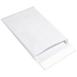A plain white 10 x 13 x 1 1/2 Expandable Ship-Lite® envelope rests against a white background, its rectangular flap showing no visible markings.