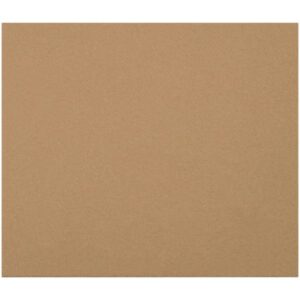 A large, plain brown cardboard sheet on a white background, smooth and uniform with no markings, resembling MH-USA 11 7/8 x 13 7/8 Corrugated Layer Pads (100/Bundle).