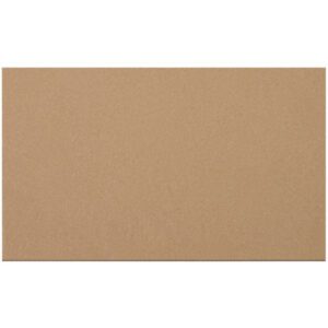 A flat, rectangular sheet of brown sandpaper resembles the MH-USA Corrugated Layer Pads (11 7/8 x 19 7/8), providing a uniform texture for smoothing surfaces.
