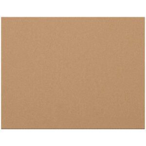 A plain brown rectangular sheet of paper, similar to the MH-USA Corrugated Layer Pads (7 7/8 x 9 7/8, 100/Bundle), rests on a white background.