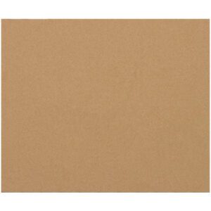 The product, MH-USA 9 7/8 x 11 7/8 Corrugated Layer Pads (100/Bundle), features a plain brown cardboard surface and smooth texture, presented on a crisp white background.