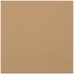 The plain brown cardboard backdrop evokes MH-USA 9 7/8 x 9 7/8 Corrugated Layer Pads, showcasing a flat, textured surface devoid of visible patterns or designs.