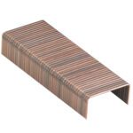 The MH-USA 5/8 Stick Feed Staples (50/Stick) feature a sleek metallic design with brown-gray stripes, standing out against a plain white background.