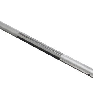 A sleek, elongated metal surgical scalpel handle with a textured grip for precision echoes the design efficiency of the Vestil Multi-Task Winch Bar 34.5 W/ 1.5 In Dia. The removable blade offers adaptability and razor-sharp accuracy in every procedure.