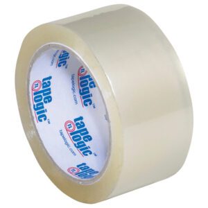 A roll of Tape Logic® Lbs291 Industrial Tape, measuring 2 x 55 yds., with a white core, and displaying blue branding.