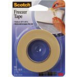 The 3/4 x 1000 3M™ 178 Freezer Tape is a durable beige tape that holds at -40°F (-40°C). Perfect for paper, film, and foil applications, this product includes a roll that seals items like FISH packages and comes with 24 rolls per case.