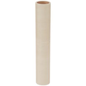 A beige, smooth, cylindrical tube of MH-USA 24 x 200 Cabinet Protection Tape (1 Roll/Case) is positioned upright against a plain white background.